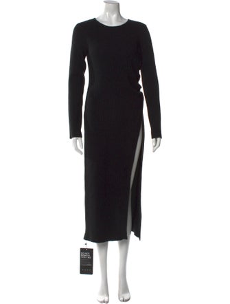 ASTR Crew Neck Long Dress
