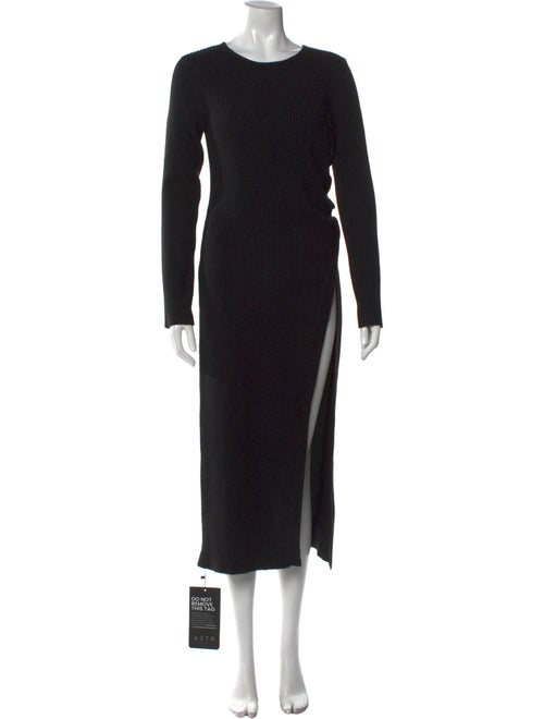 ASTR Crew Neck Long Dress