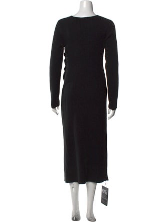 ASTR Crew Neck Long Dress