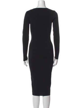 ASTR V-Neck Midi Length Dress