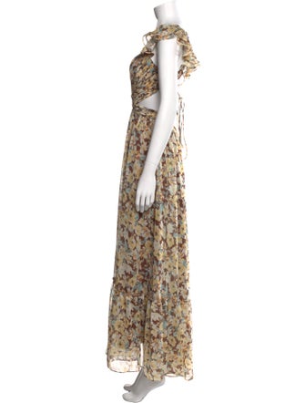 ASTR Floral Print Long Dress