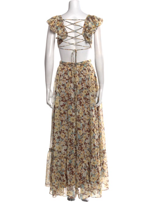 ASTR Floral Print Long Dress