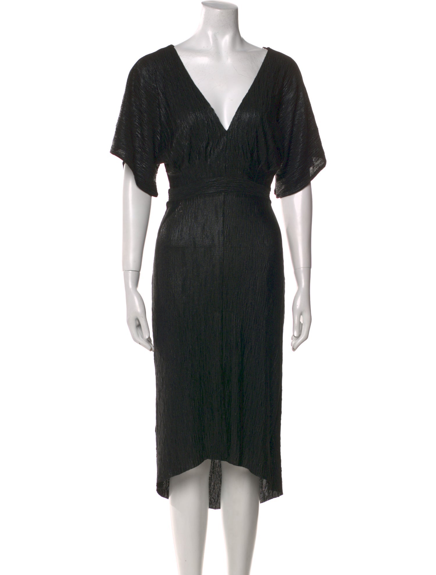 ASTR V-Neck Midi Length Dress