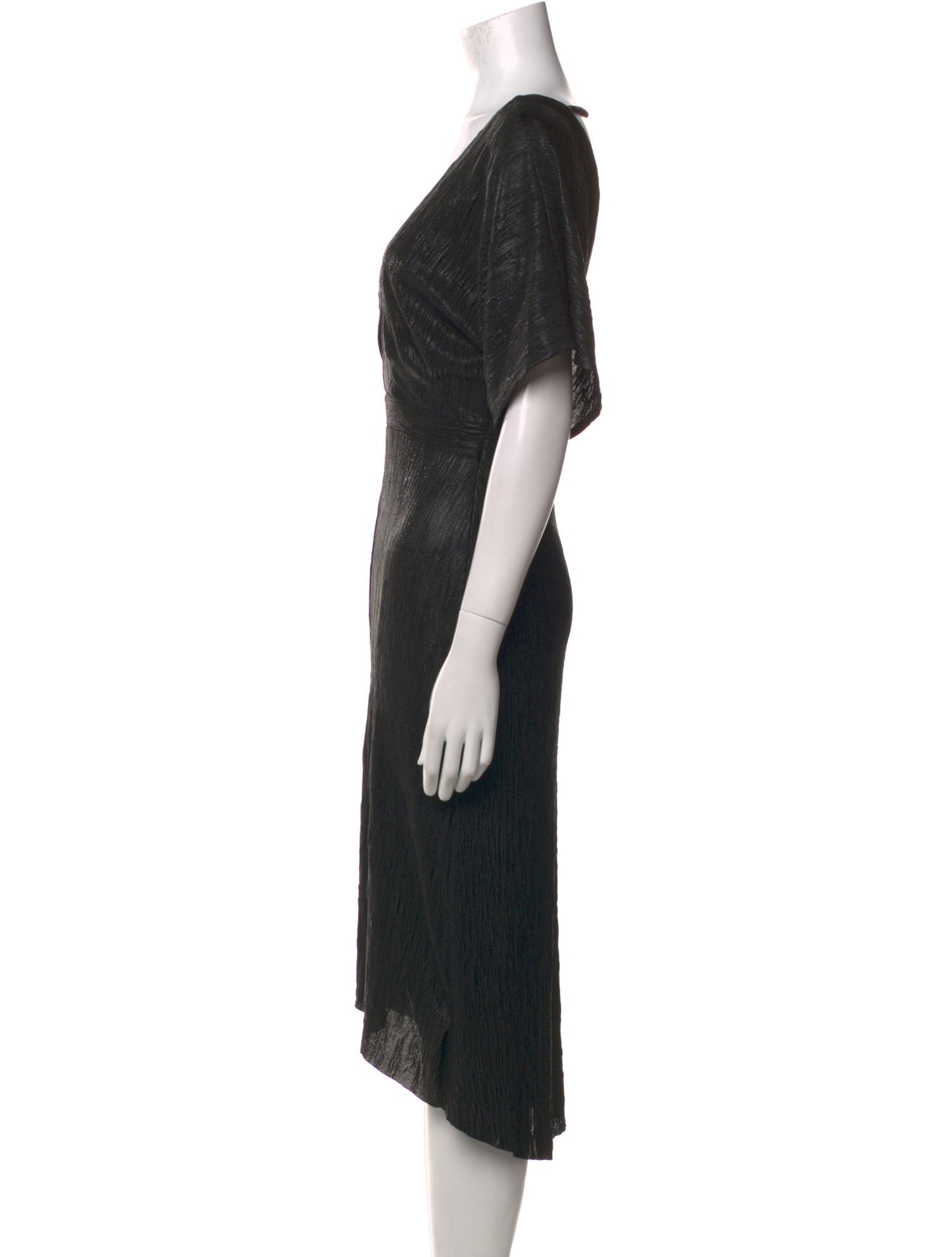 ASTR V-Neck Midi Length Dress