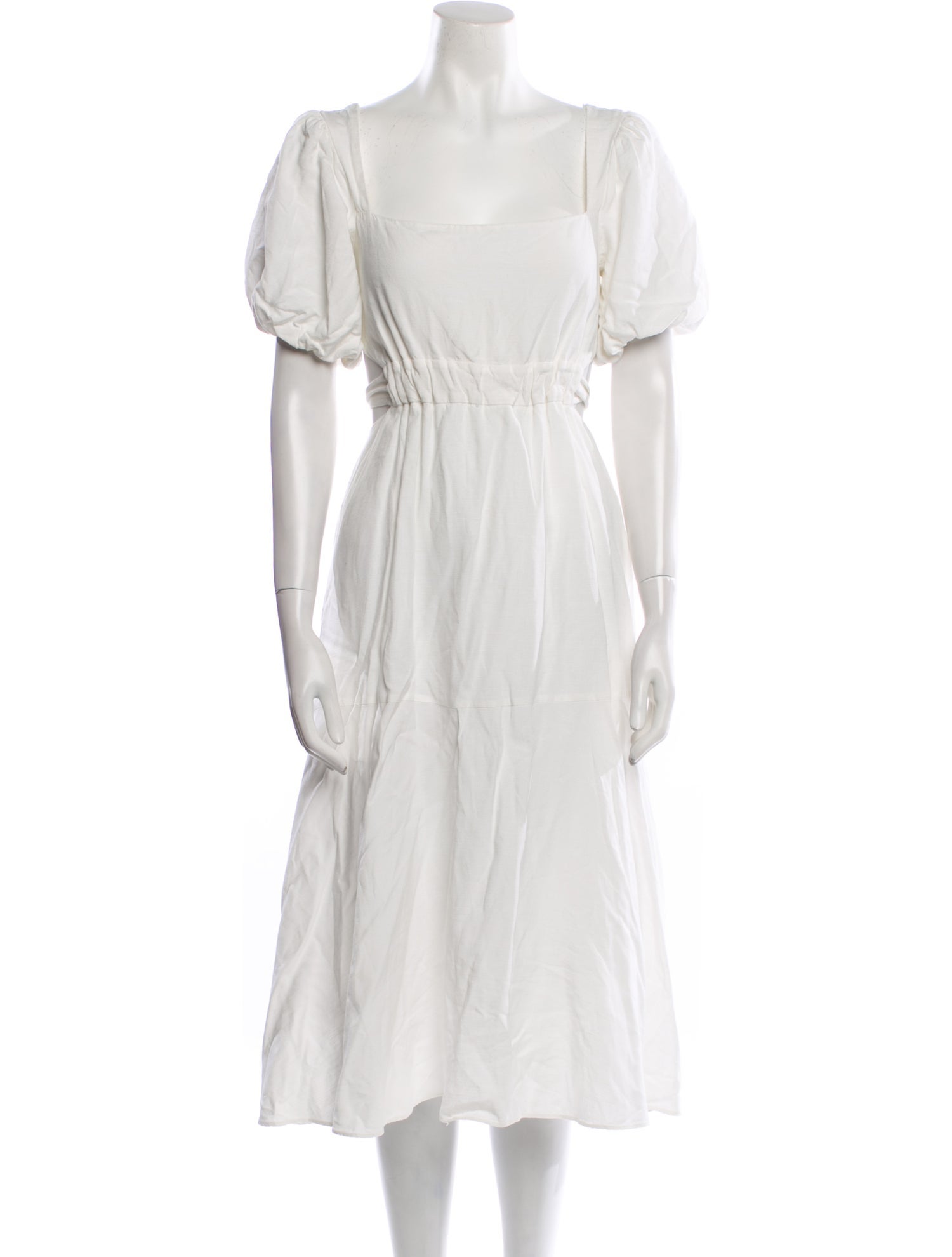 ASTR Square Neckline Midi Length Dress