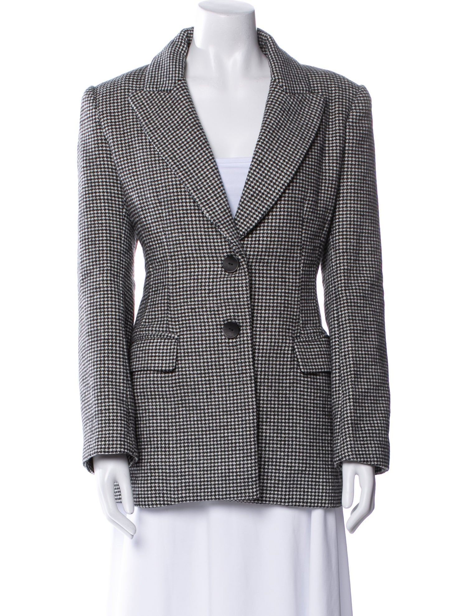 ASTR Houndstooth Print Blazer