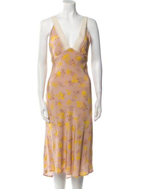 ASTR Floral Print Long Dress