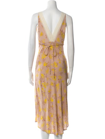 ASTR Floral Print Long Dress