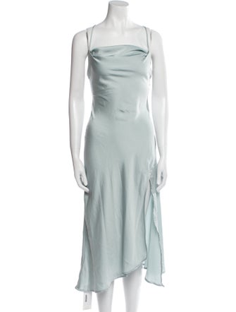 ASTR Square Neckline Long Dress