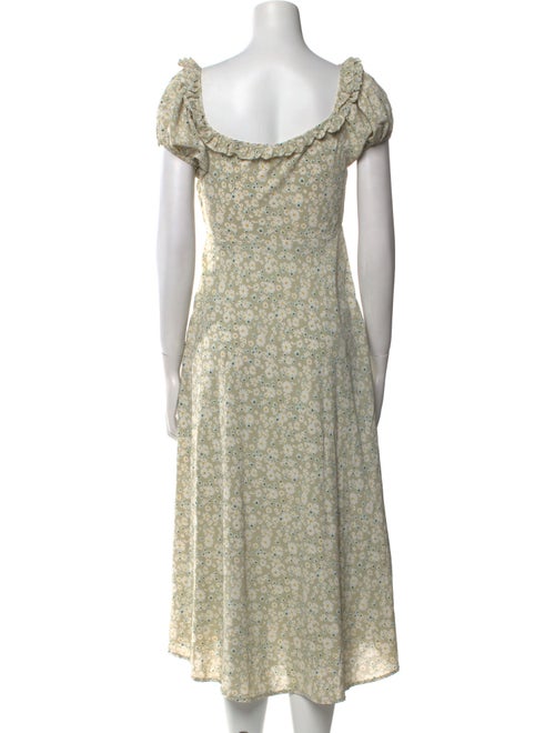 ASTR Printed Midi Length Dress