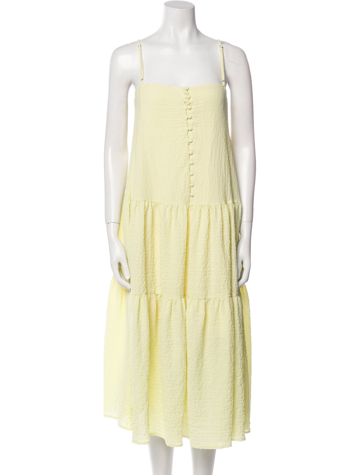 ASTR Square Neckline Knee-Length Dress