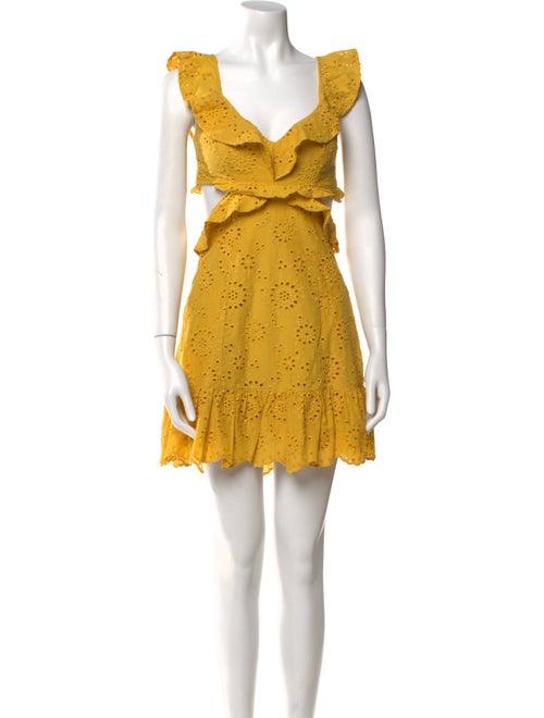 ASTR V-Neck Mini Dress