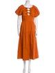 ASTR V-Neck Long Dress