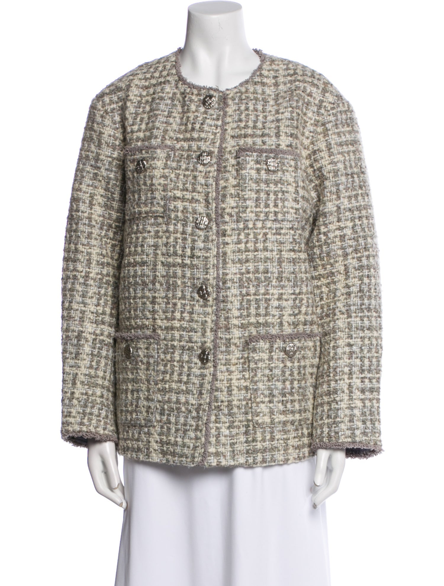 ASTR Tweed Pattern Evening Jacket