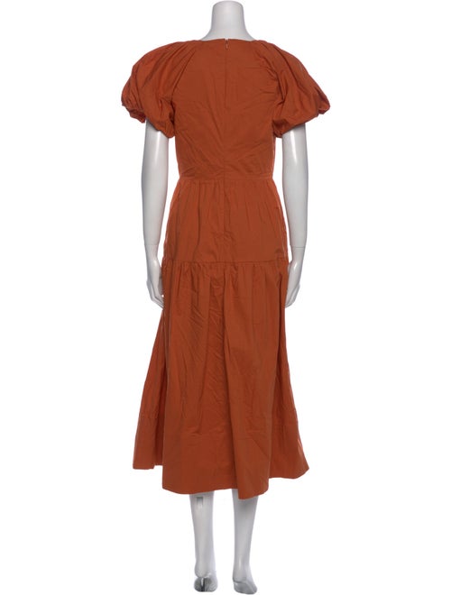 ASTR Tie Neck Long Dress