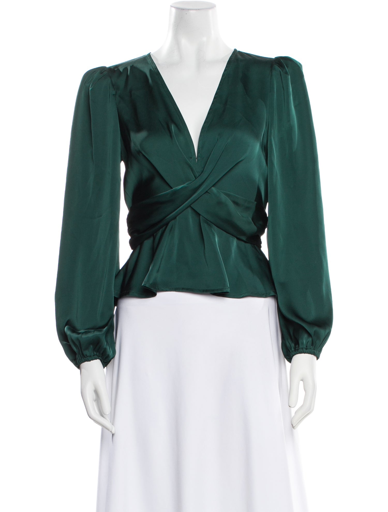 ASTR Plunge Neckline Long Sleeve Blouse w/ Tags