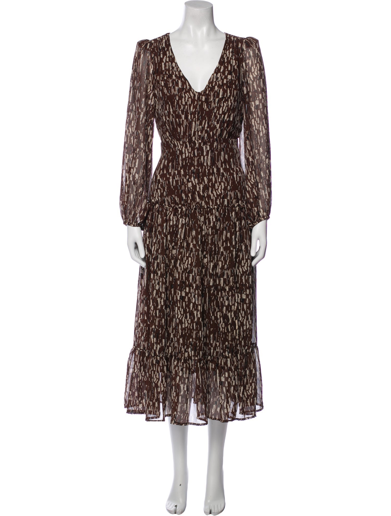 ASTR Printed Long Dress