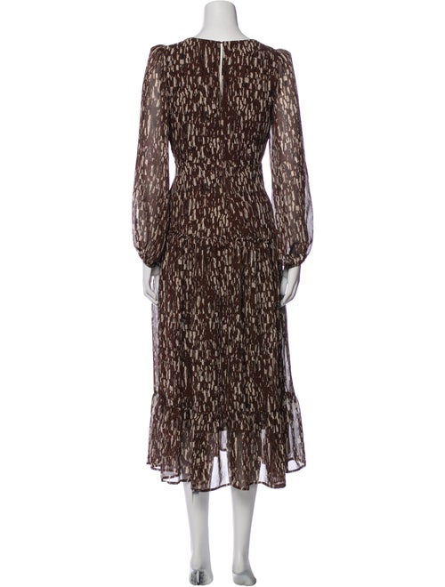 ASTR Printed Long Dress