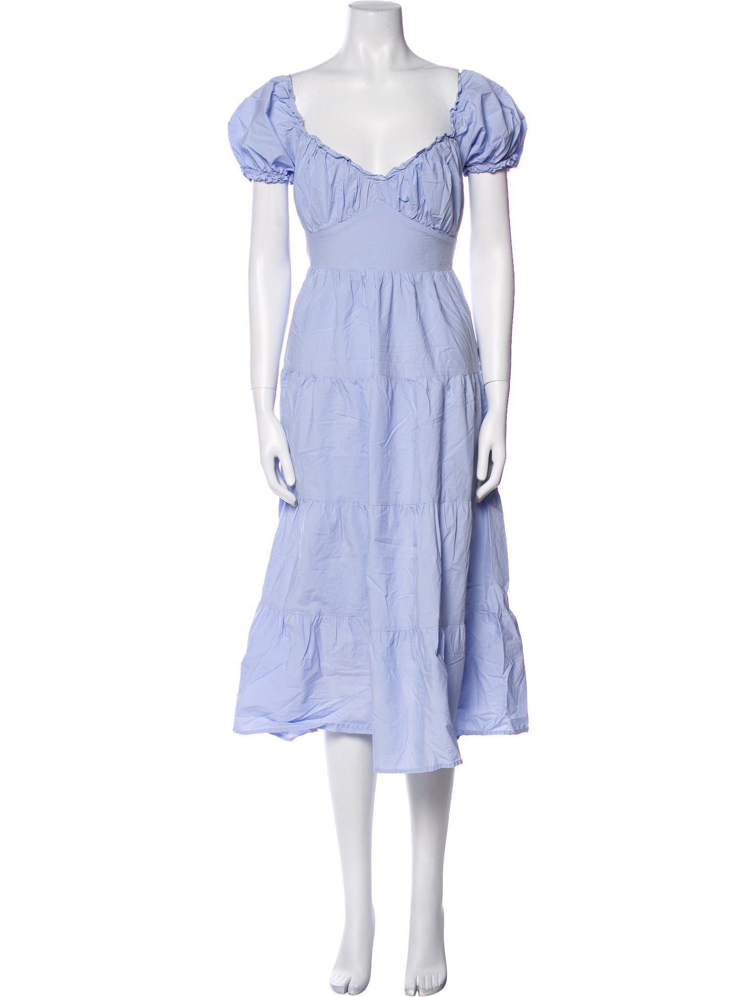 ASTR V-Neck Midi Length Dress