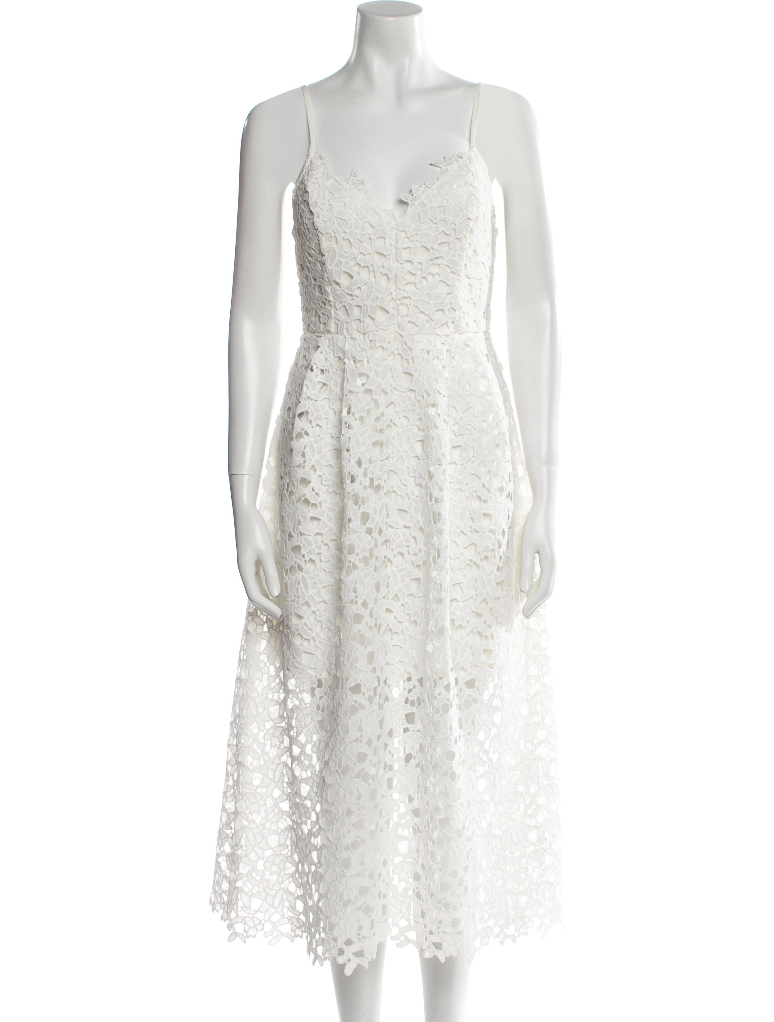 ASTR V-Neck Midi Length Dress