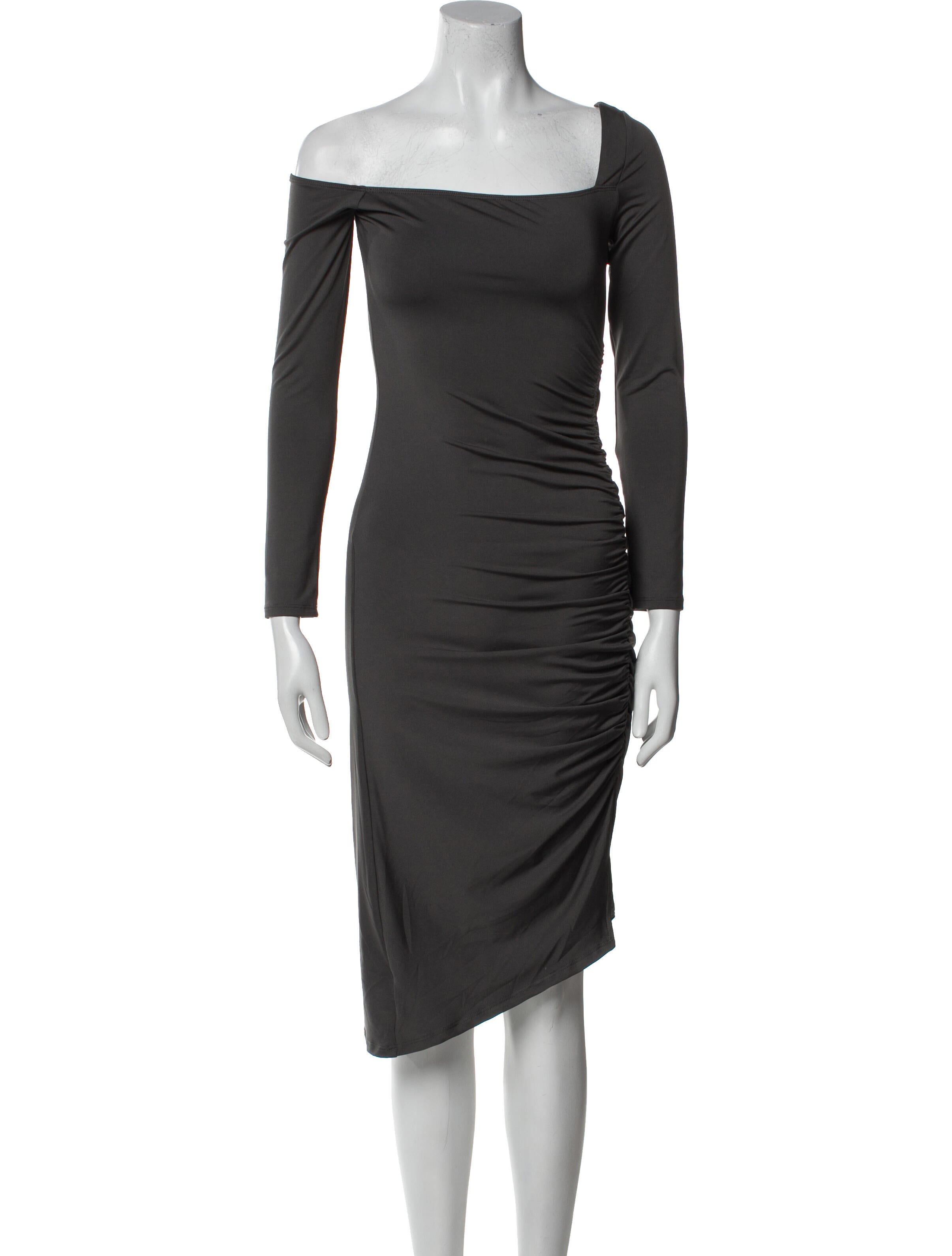 ASTR Off-The-Shoulder Knee-Length Dress