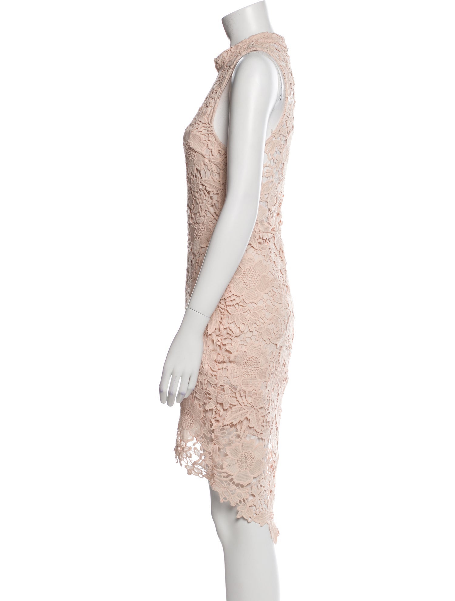 ASTR Lace Pattern Midi Length Dress