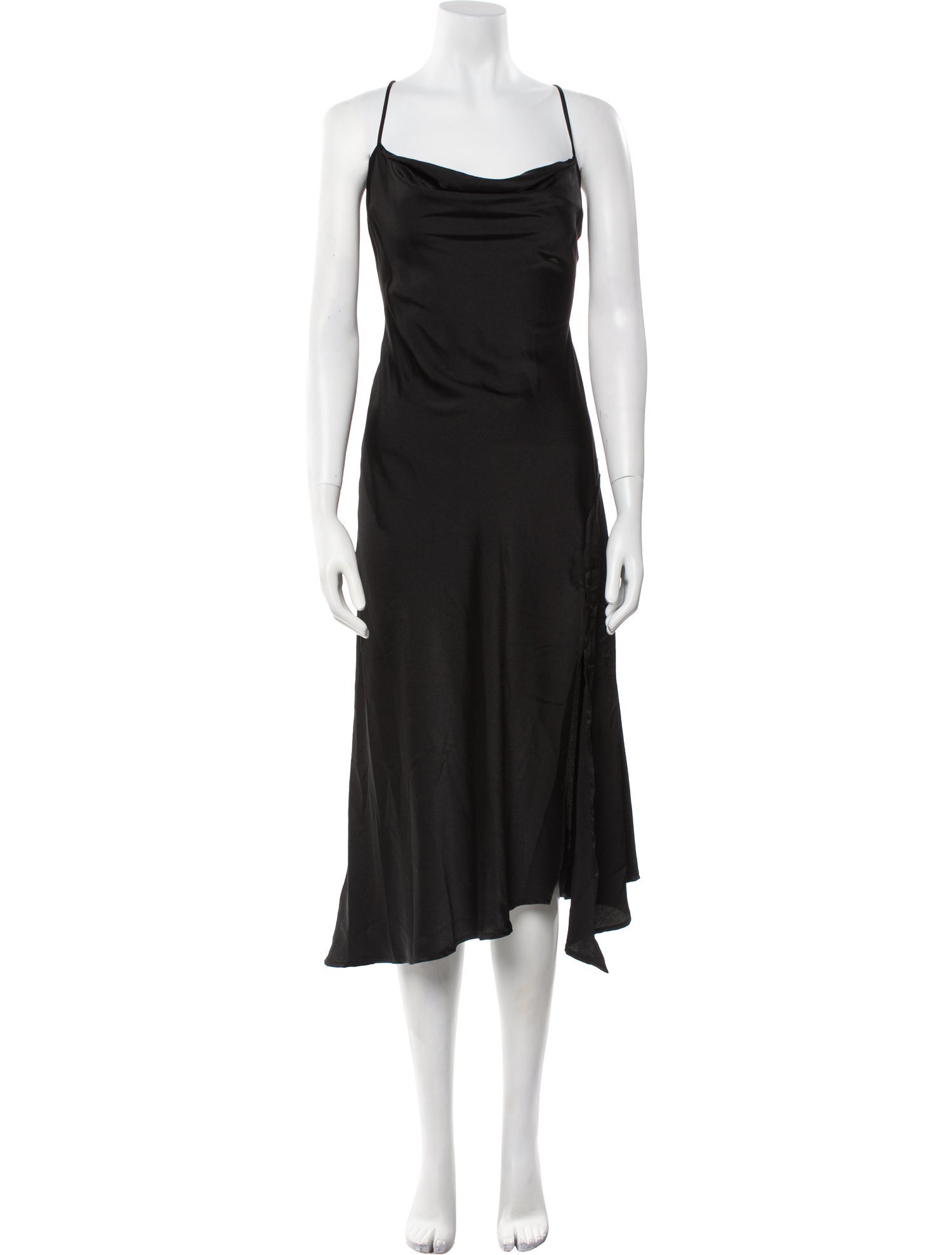 ASTR Cowl Neck Midi Length Dress