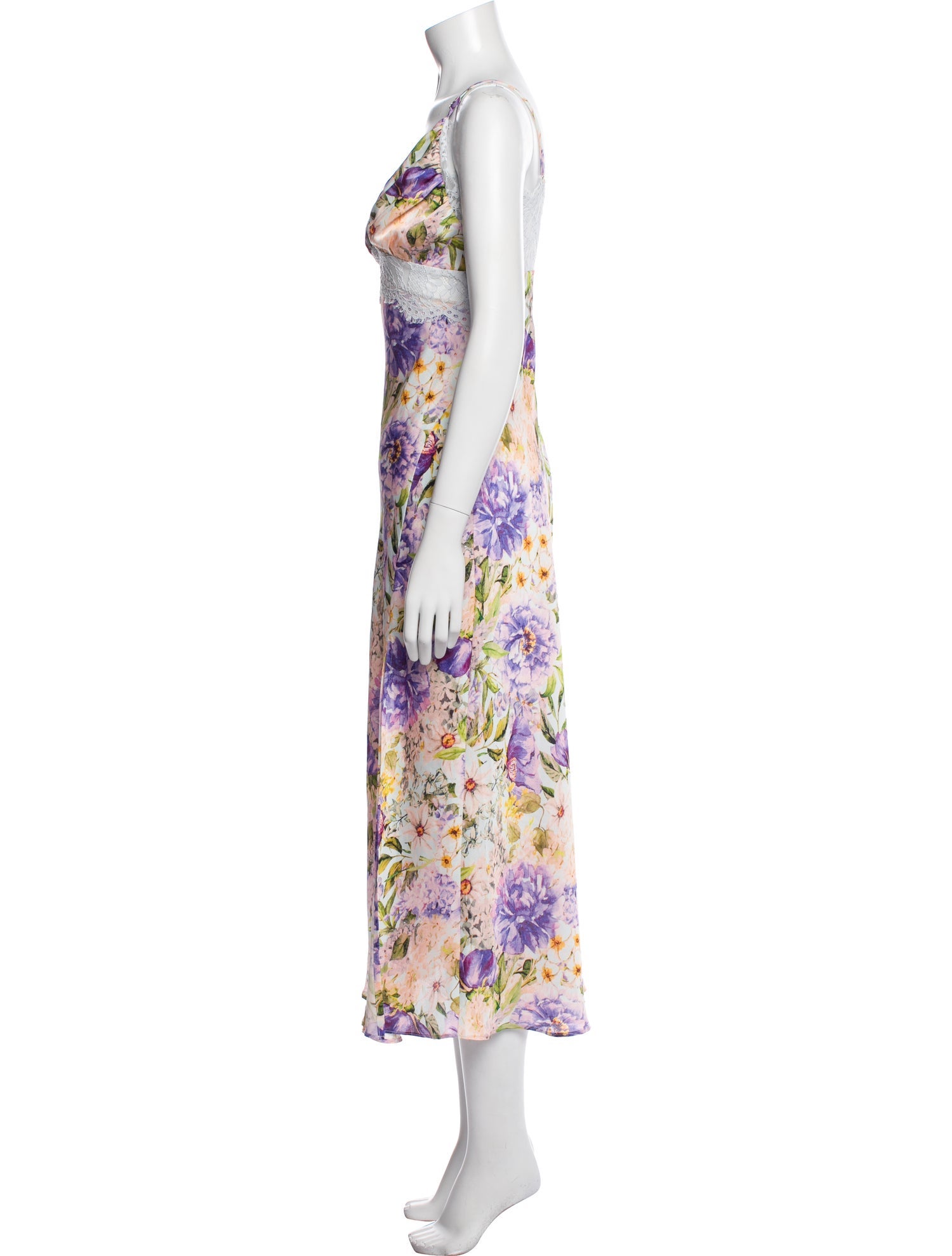 ASTR Floral Print Long Dress