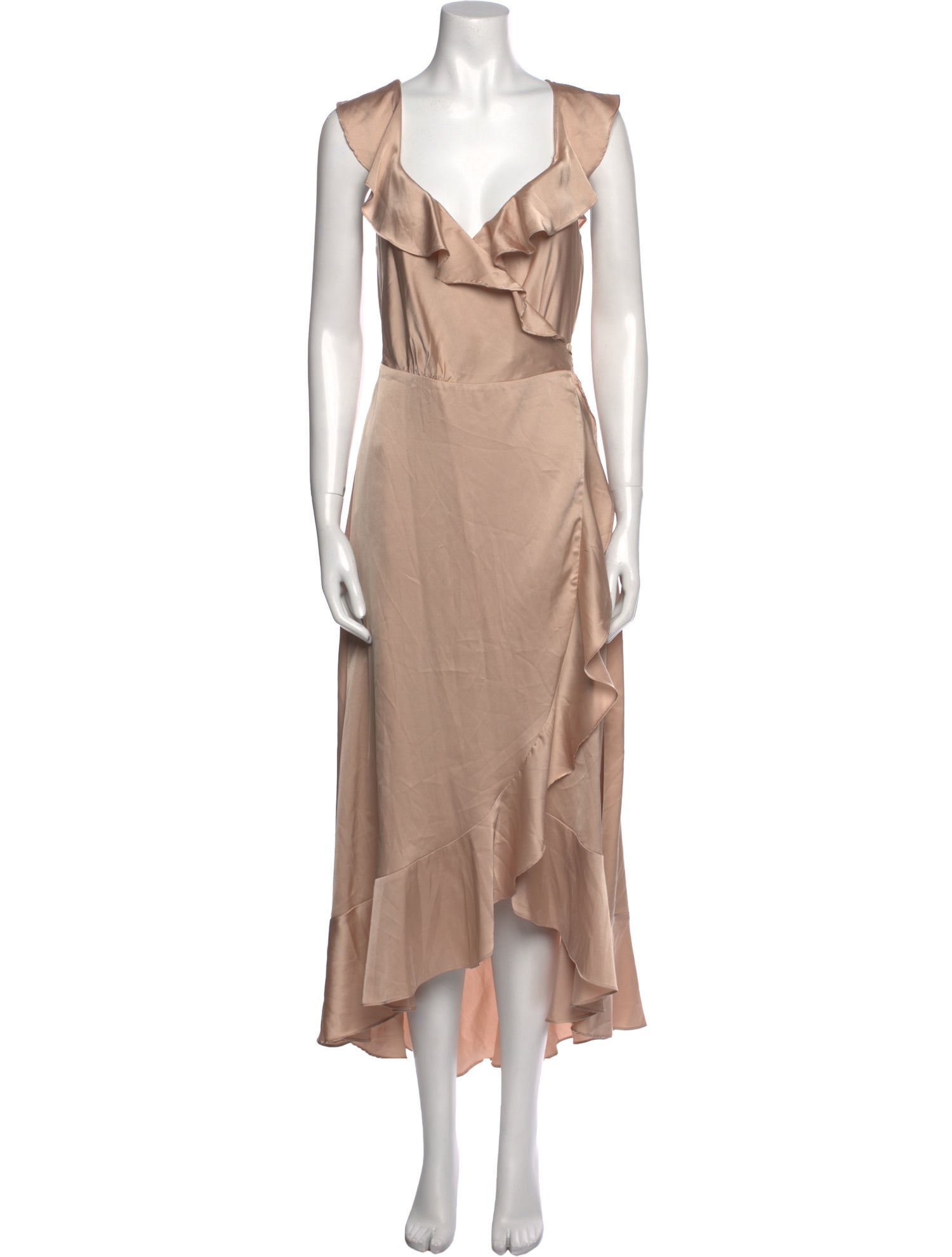 ASTR V-Neck Long Dress