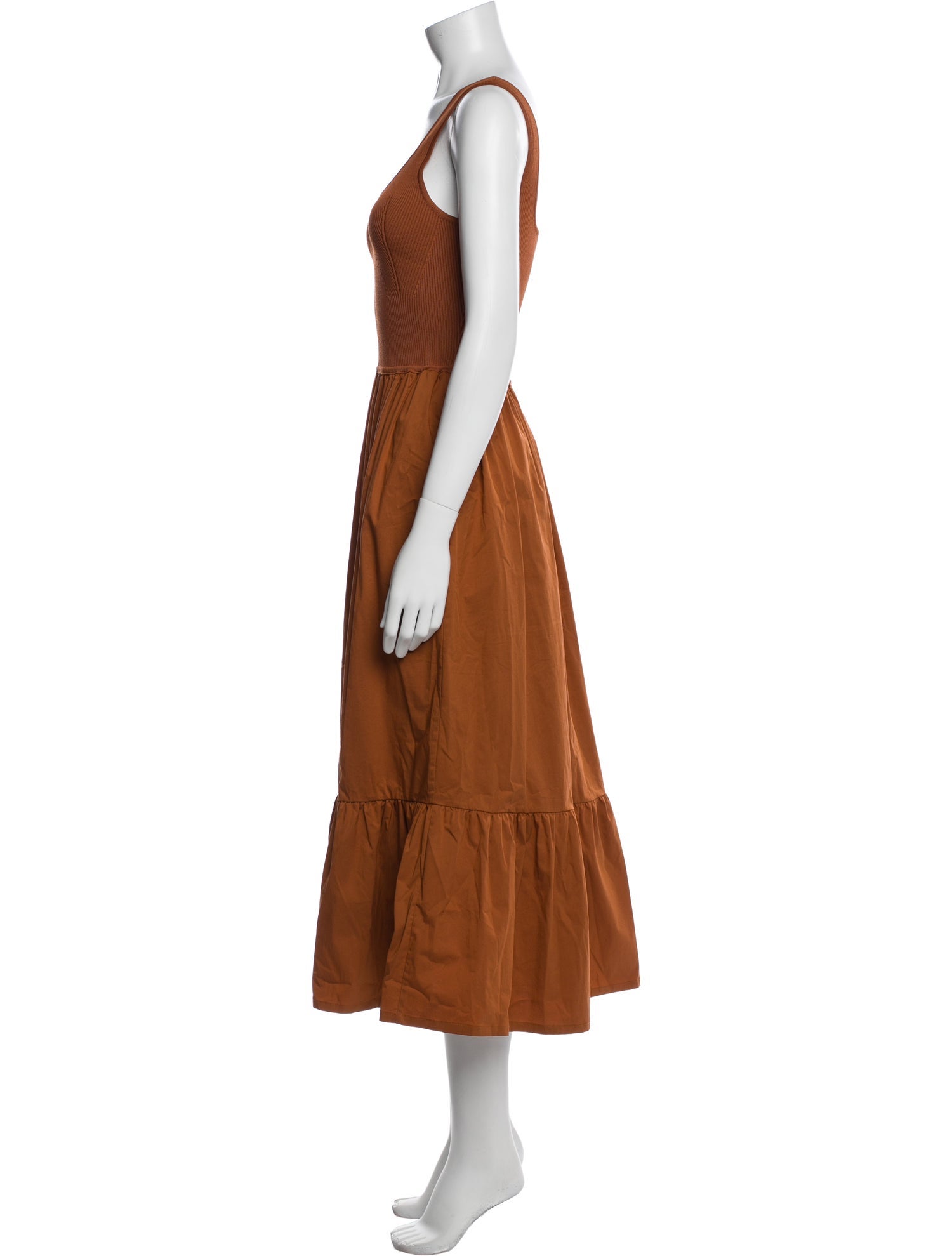 ASTR Scoop Neck Long Dress