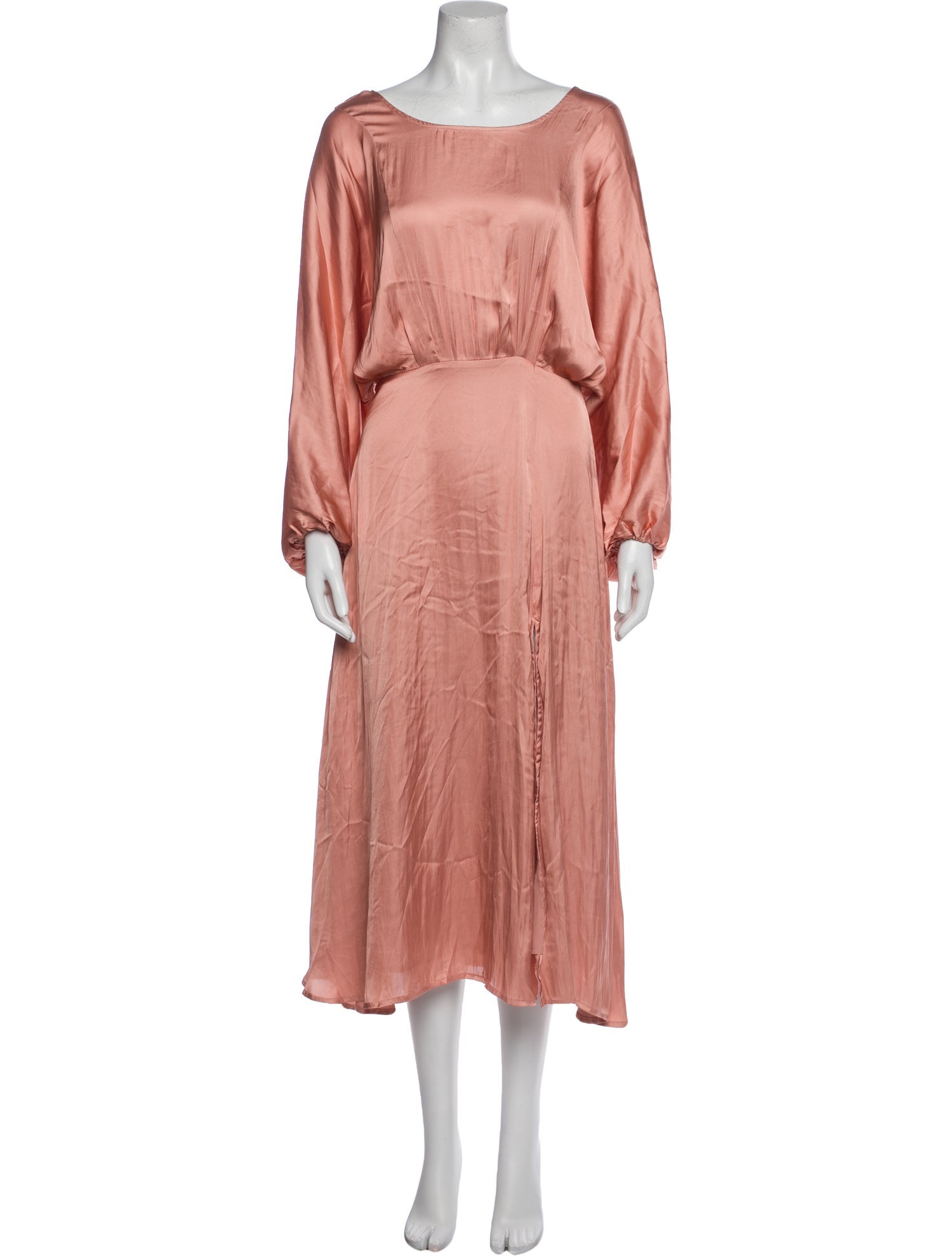 ASTR Bateau Neckline Long Dress