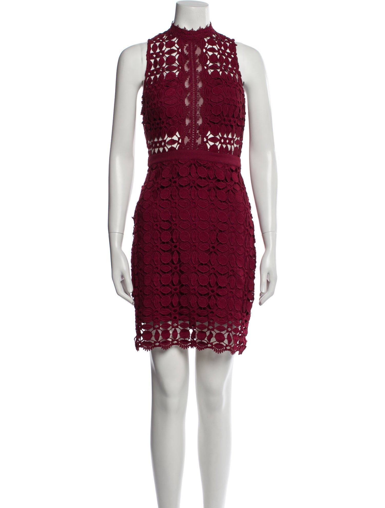 ASTR Mock Neck Mini Dress