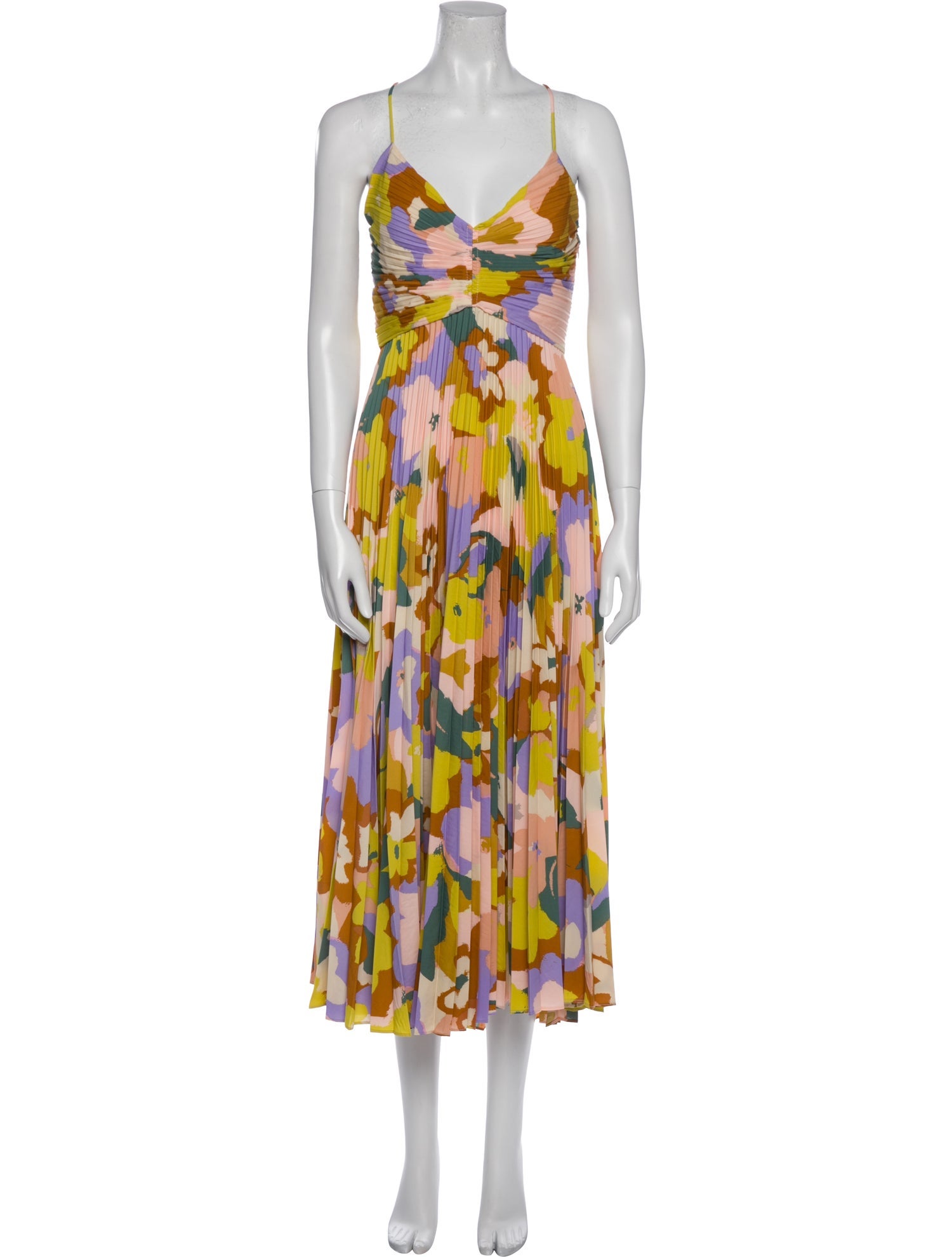 ASTR Printed Midi Length Dress w/ Tags