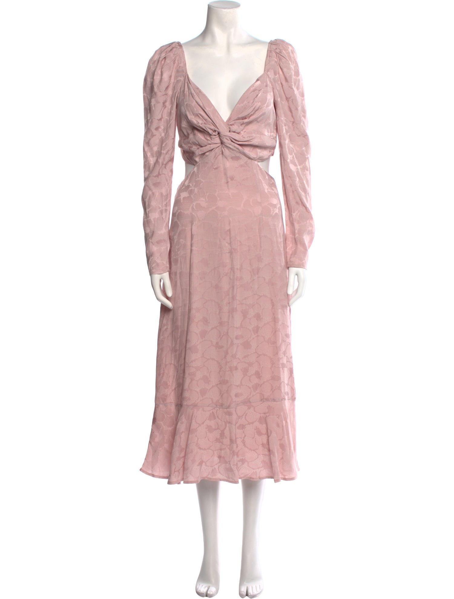 ASTR V-Neck Long Dress