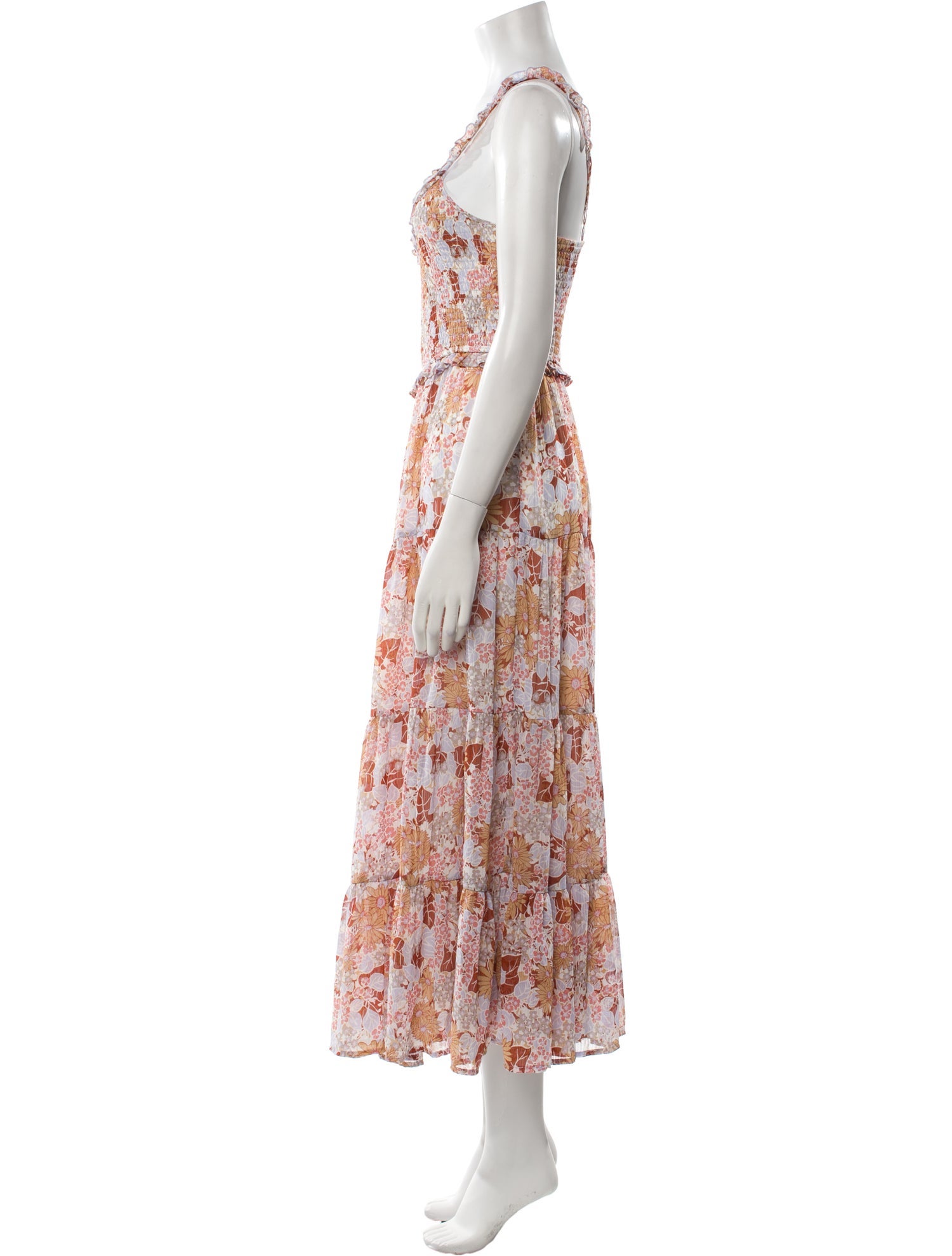 ASTR Floral Print Long Dress