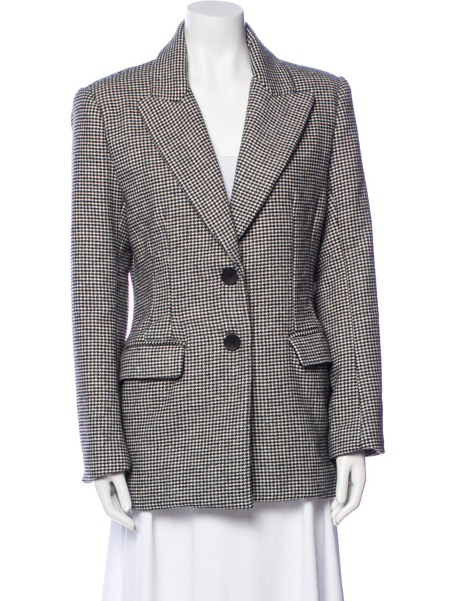 ASTR Houndstooth Print Peacoat