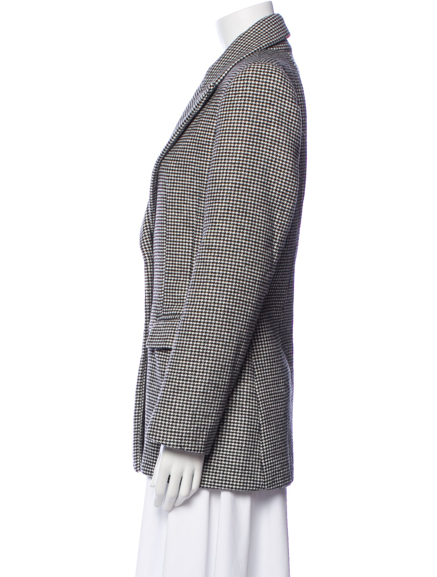 ASTR Houndstooth Print Peacoat