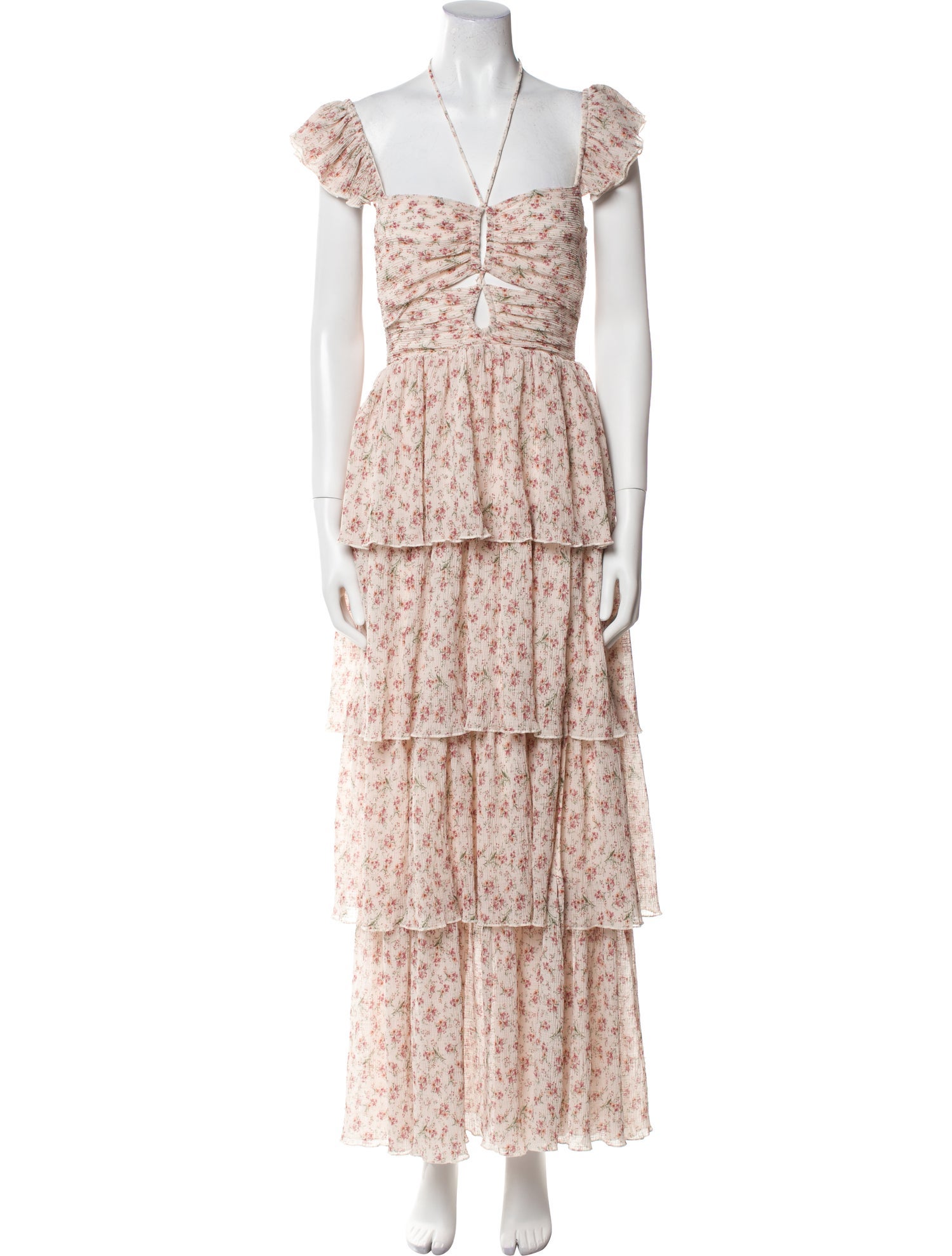 ASTR Floral Print Long Dress