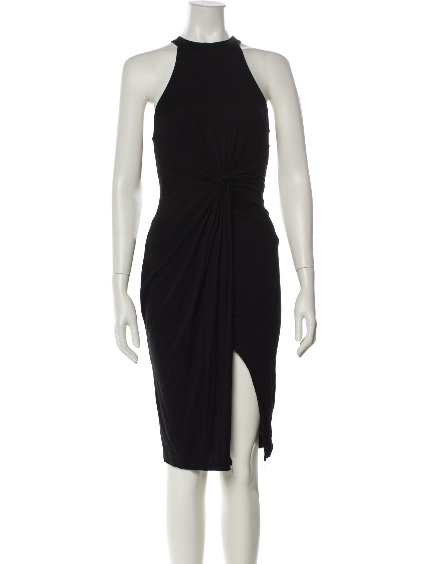 ASTR Crew Neck Knee-Length Dress