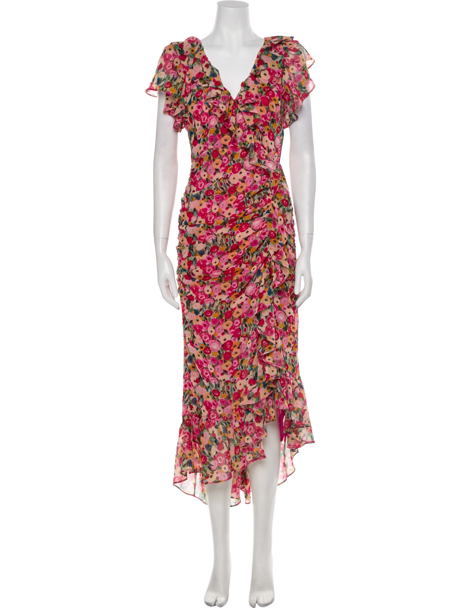 ASTR Floral Print Long Dress