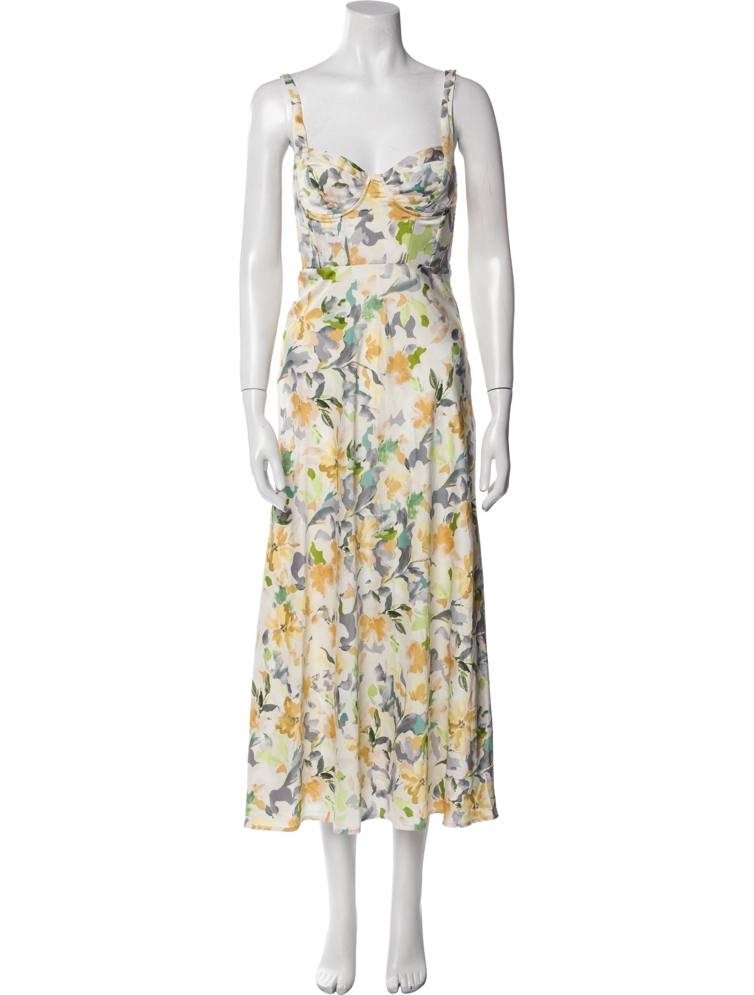 ASTR Floral Print Long Dress