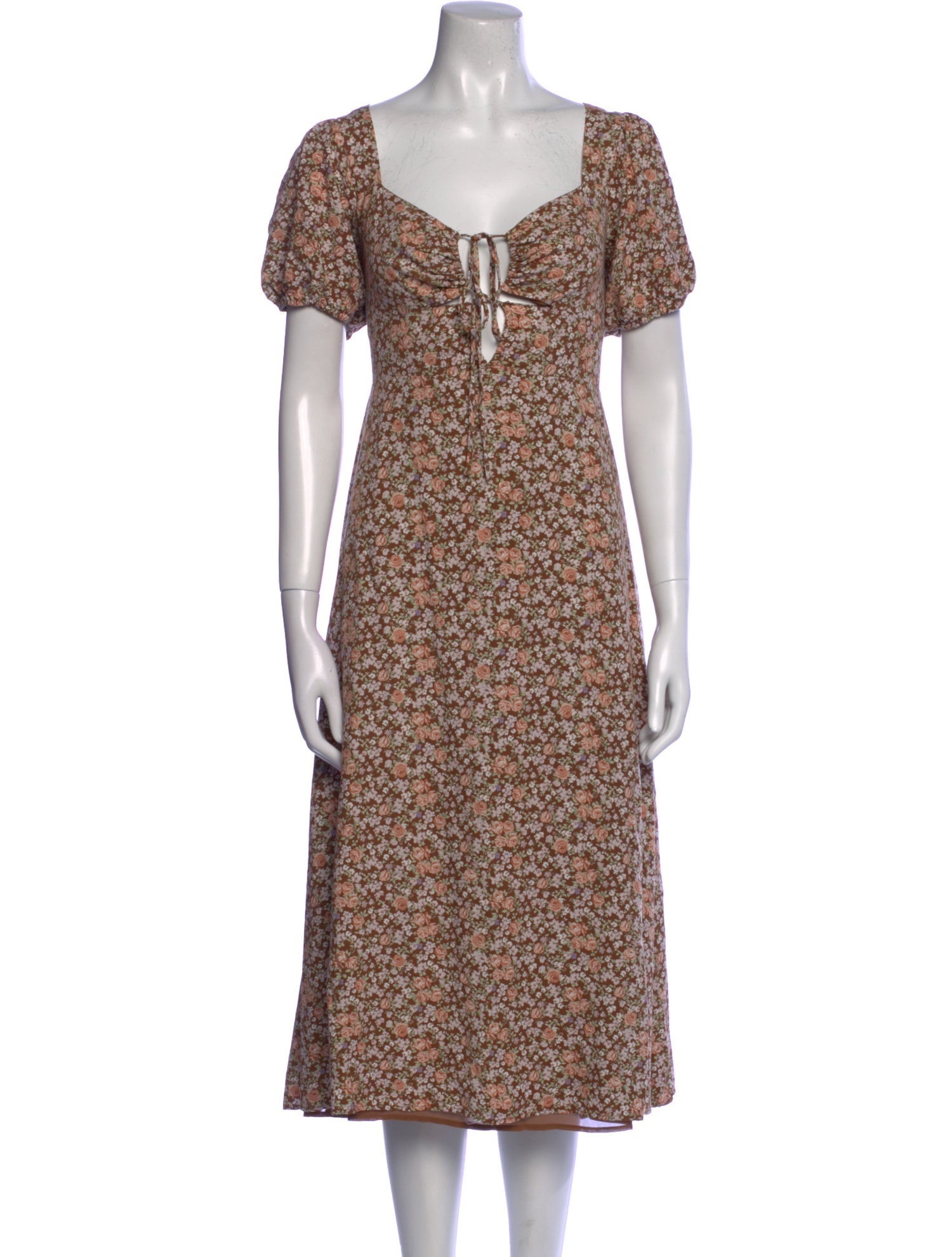 ASTR Floral Print Mini Dress