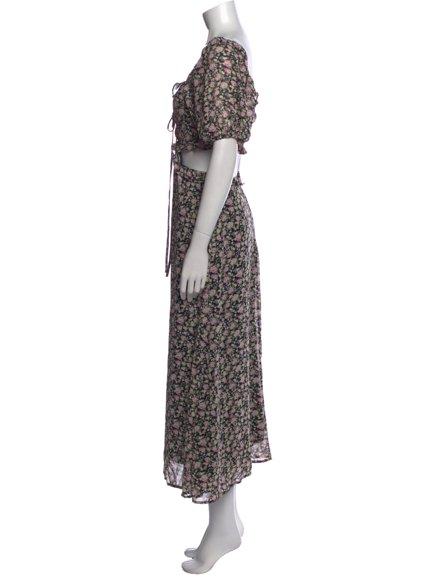 ASTR Floral Print Long Dress