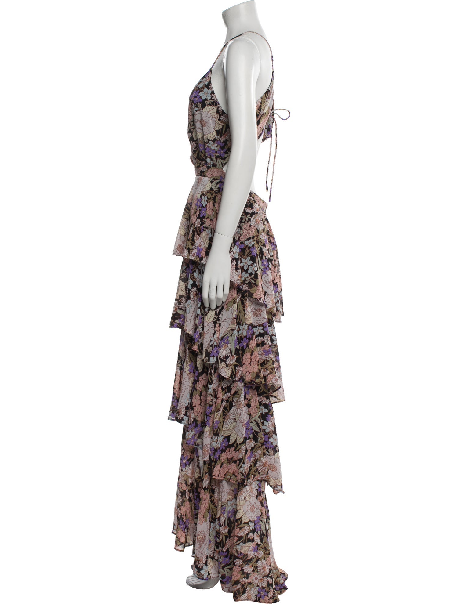 ASTR Floral Print Long Dress