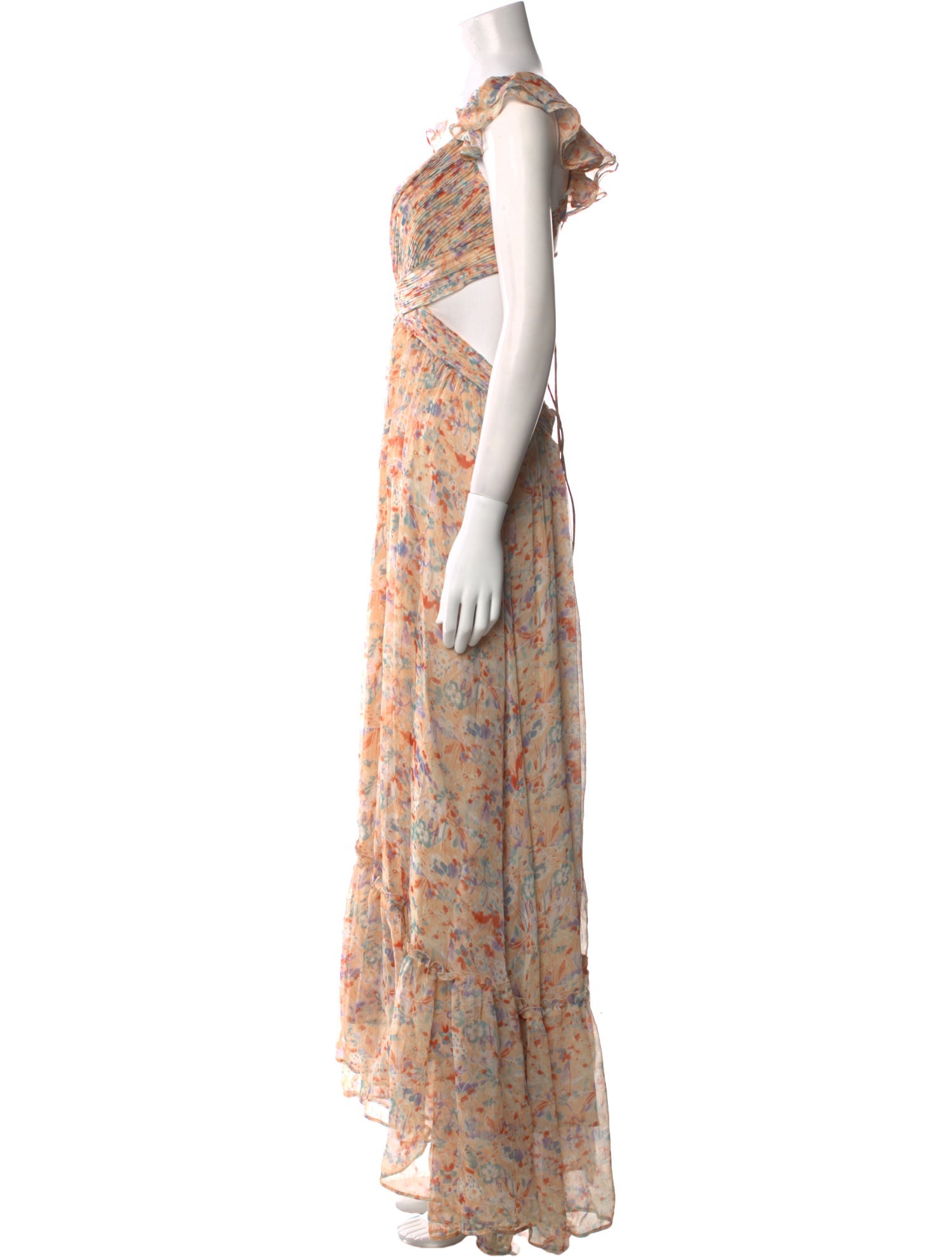 ASTR Floral Print Long Dress