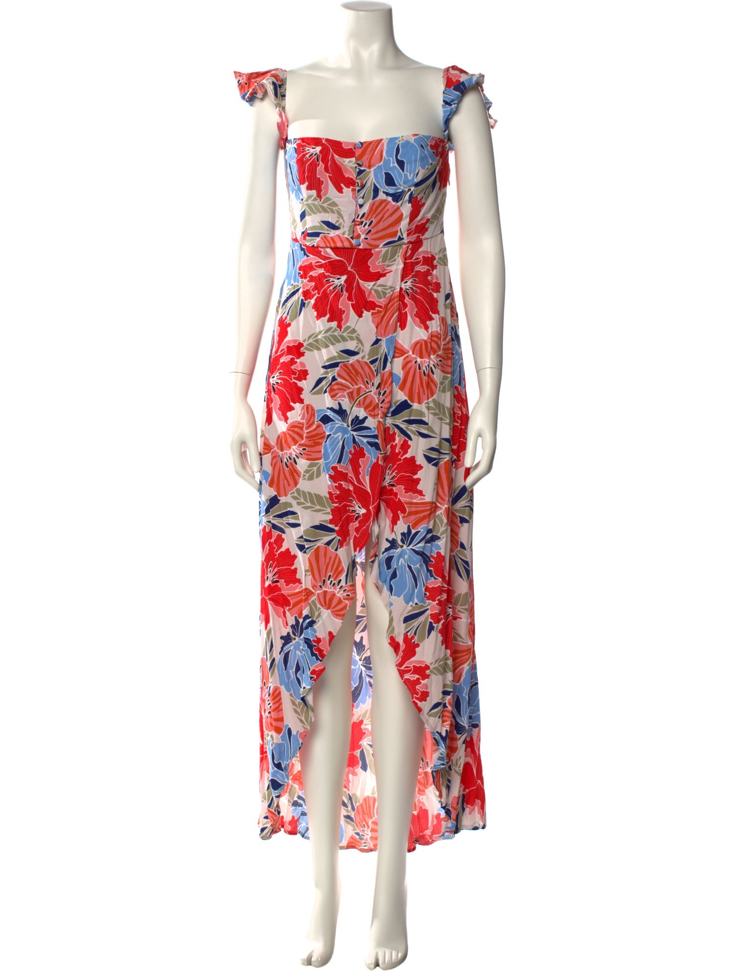ASTR Floral Print Long Dress