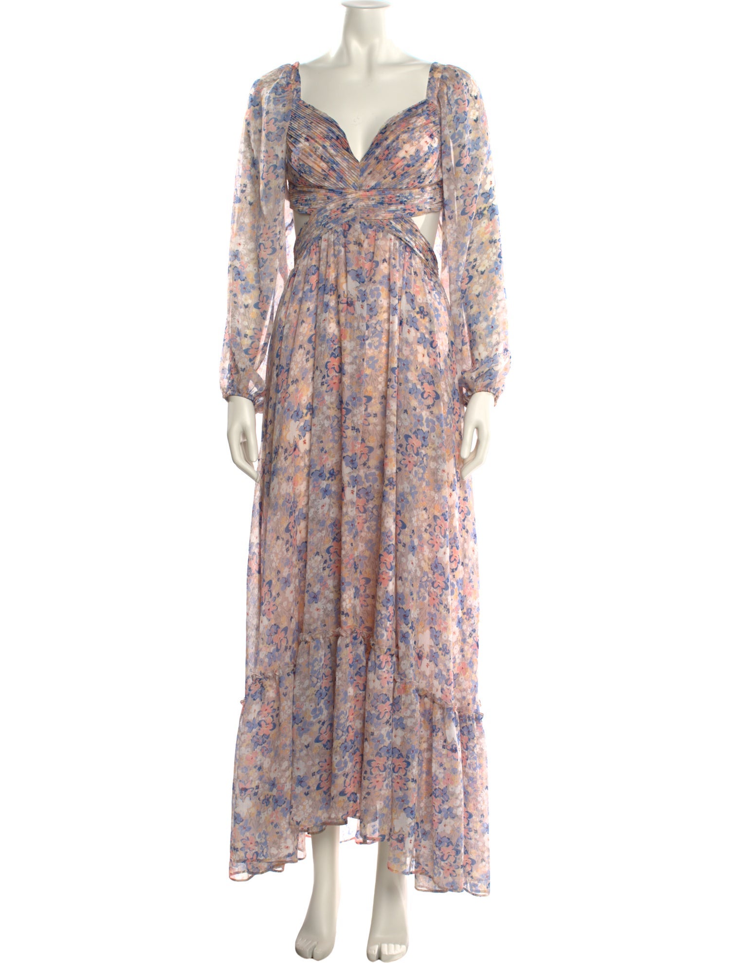 ASTR Floral Print Long Dress
