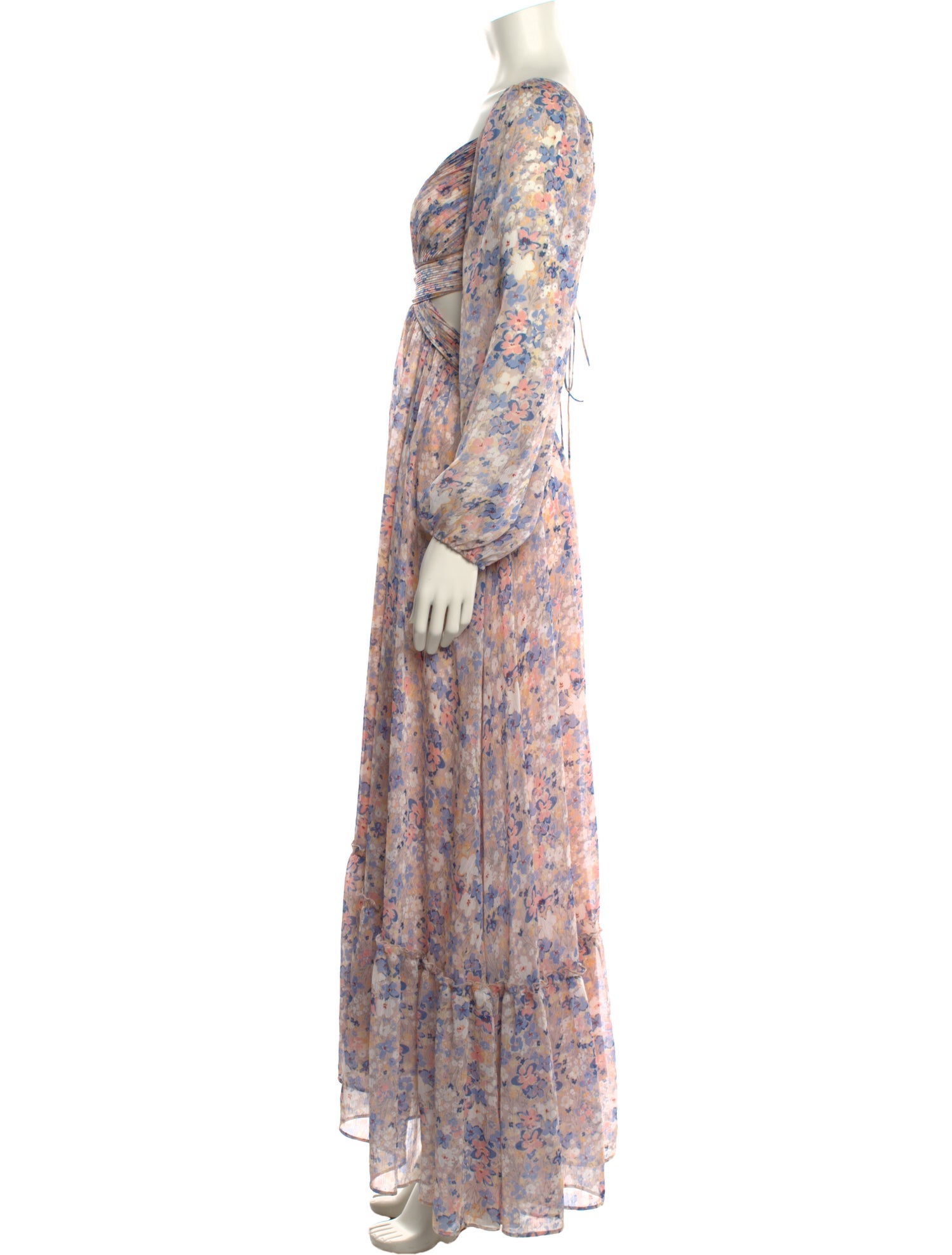 ASTR Floral Print Long Dress