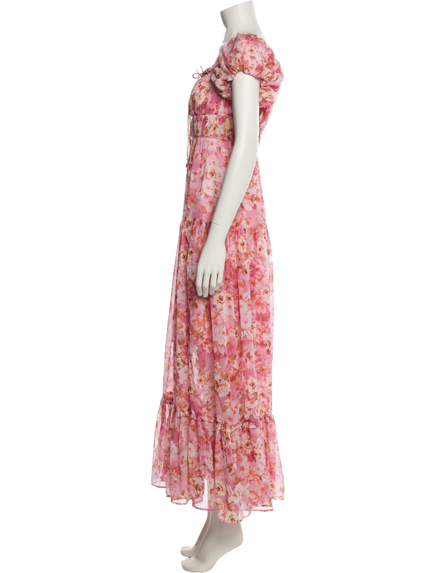 ASTR Floral Print Long Dress w/ Tags