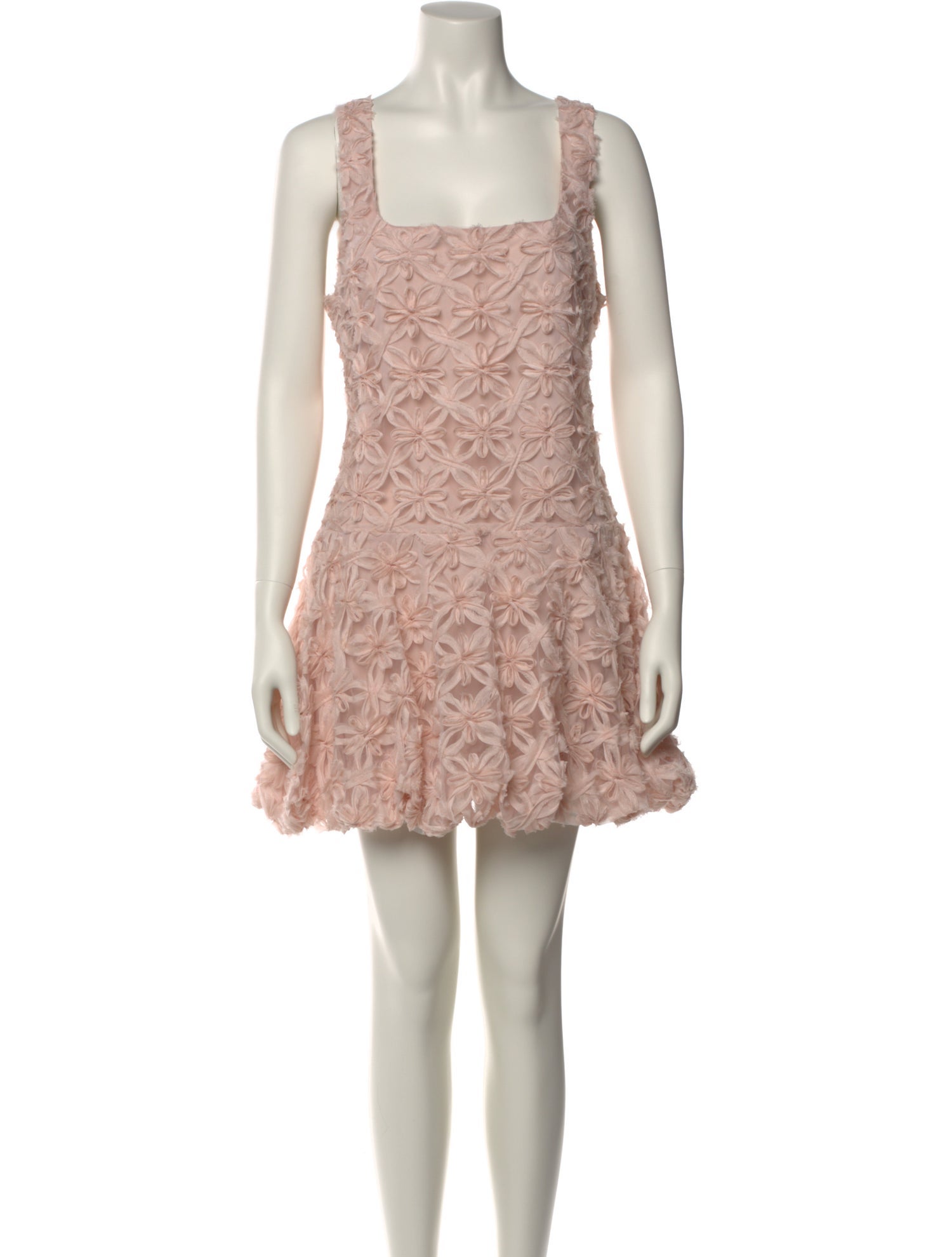 ASTR Lace Pattern Mini Dress